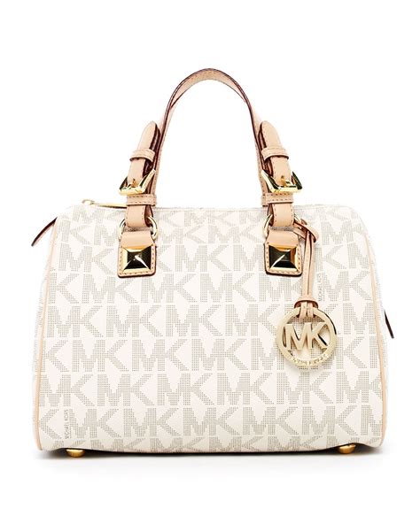 michael kors grayson vanilla wallet|michael michael kors grayson large satchel vanilla .